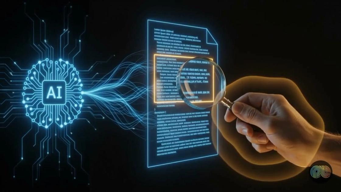 A researcher using AI tools to organize literature review sources — PulseLake video