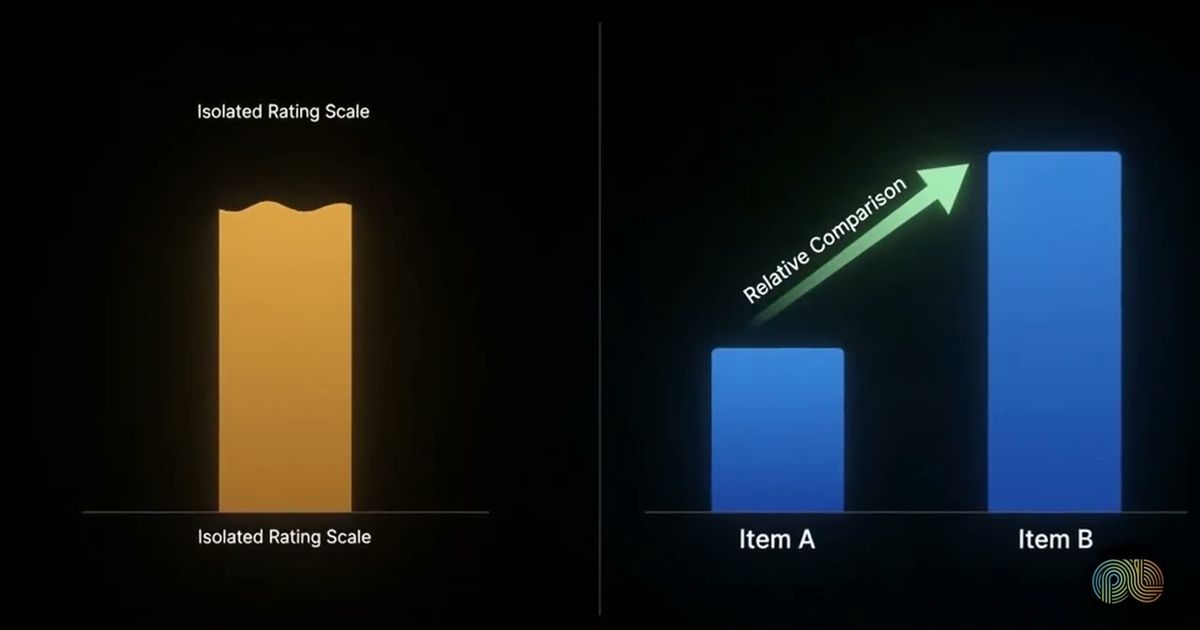 Pairwise evaluation for AI outputs explained, PulseLake video